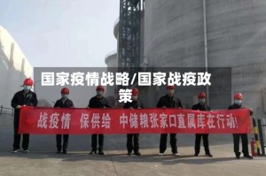 国家疫情战略/国家战疫政策