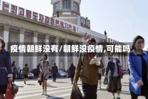 疫情朝鲜没有/朝鲜没疫情,可能吗