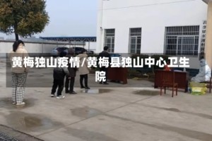 黄梅独山疫情/黄梅县独山中心卫生院