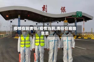 疫情在前责任/疫情当前,责任在肩啥意思
