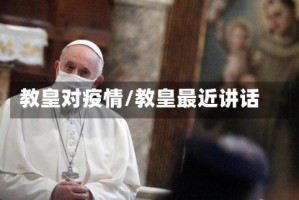 教皇对疫情/教皇最近讲话