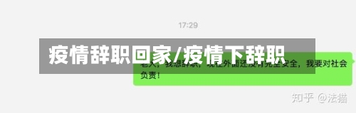 疫情辞职回家/疫情下辞职-第2张图片