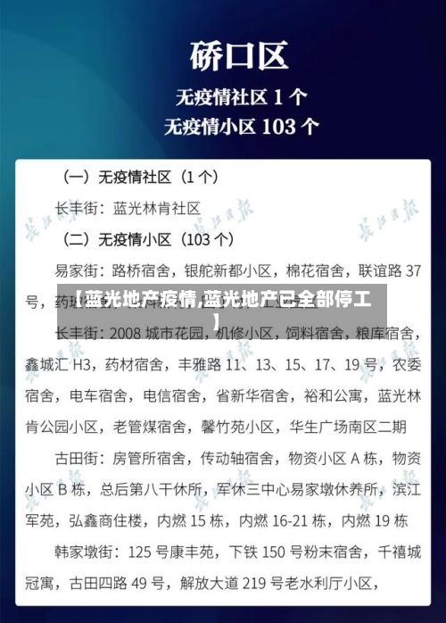 【蓝光地产疫情,蓝光地产已全部停工】-第3张图片