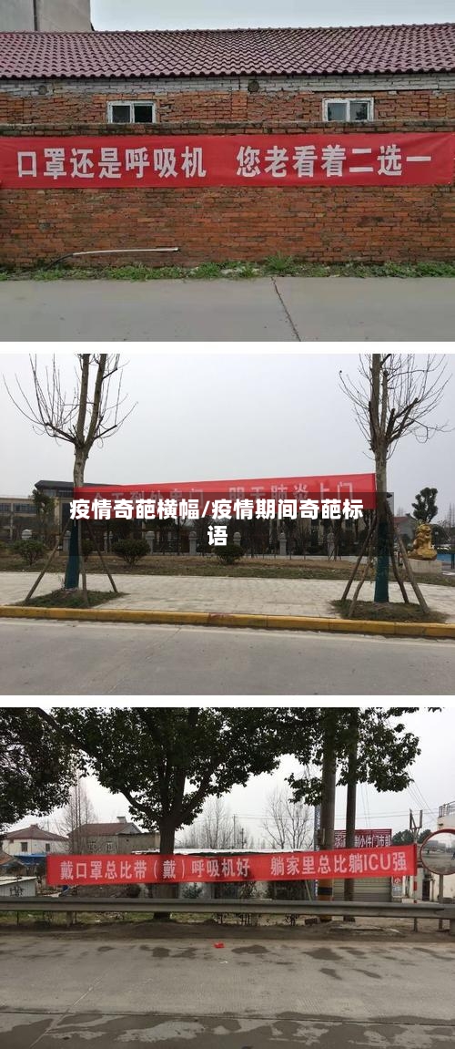 疫情奇葩横幅/疫情期间奇葩标语-第1张图片