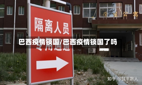 巴西疫情锁国/巴西疫情锁国了吗-第3张图片