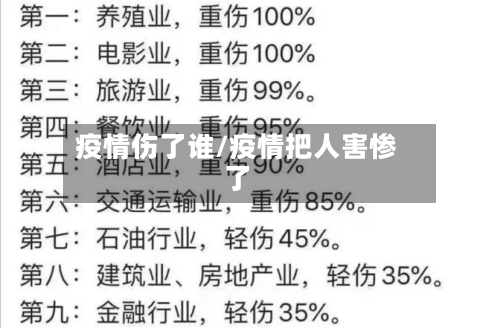 疫情伤了谁/疫情把人害惨了-第2张图片